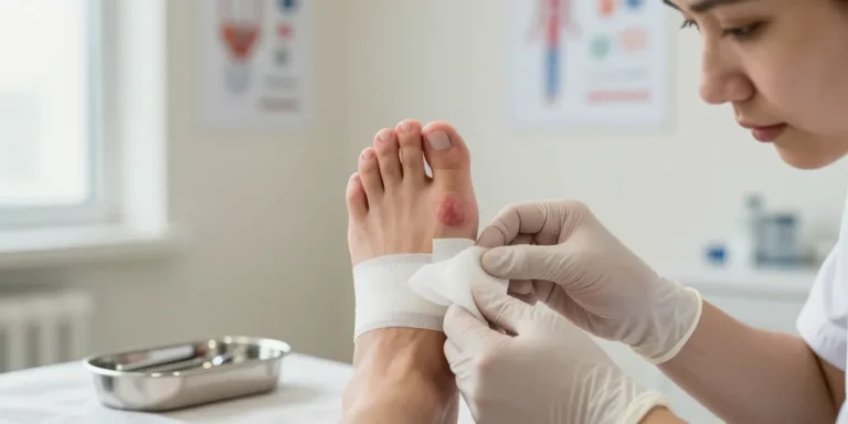 entorse du petit doigt de pied